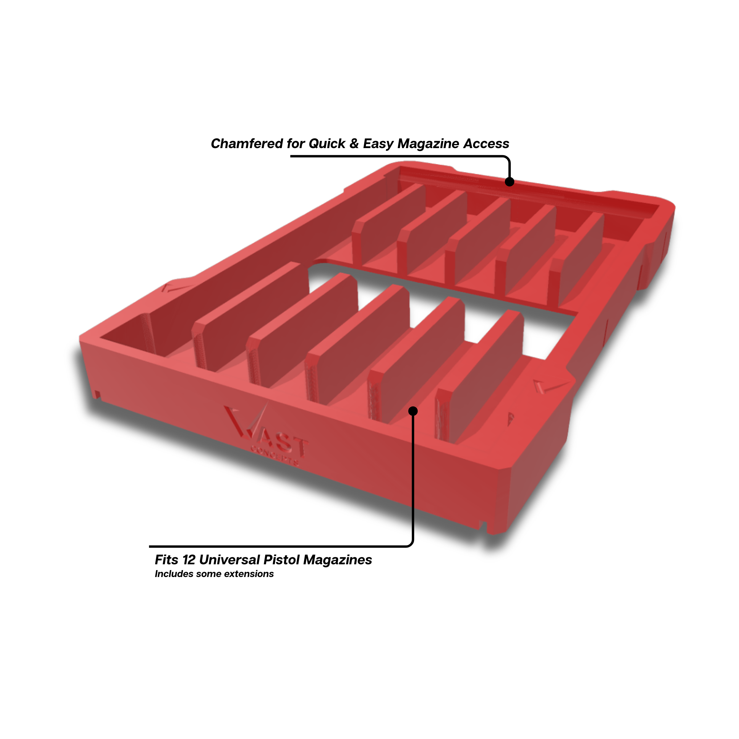 RANGER PRO Magazine Insert for Milwaukee PACKOUT Compact Organizer