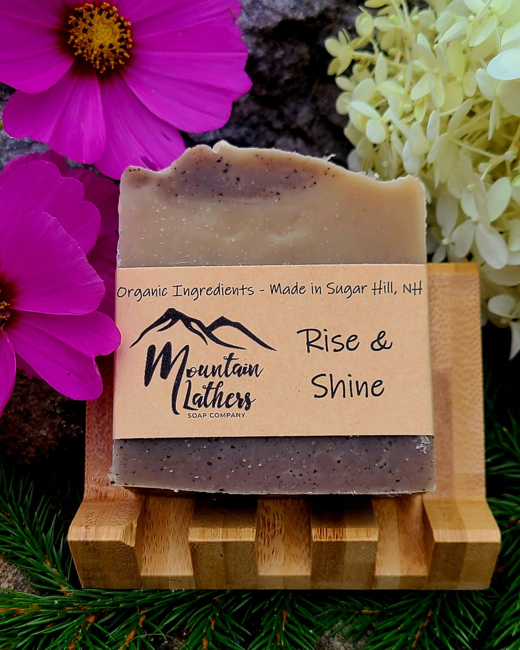 Rise & Shine Handmade Coffee Scrub Soap Bar