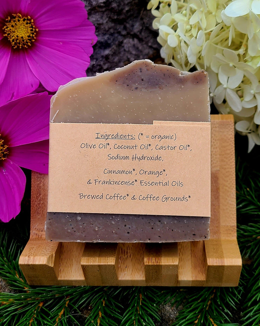 Rise & Shine Handmade Coffee Scrub Soap Bar
