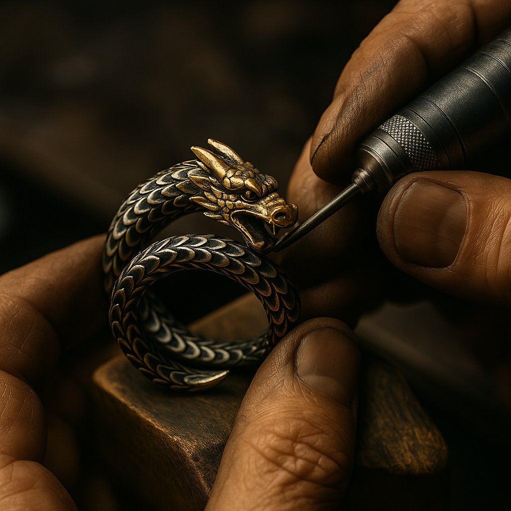Draco Coil Ring