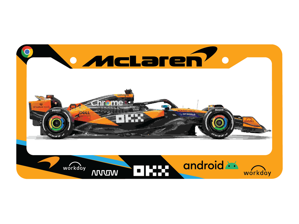 McLaren Formula 1 Team (2025) License Plate Frame