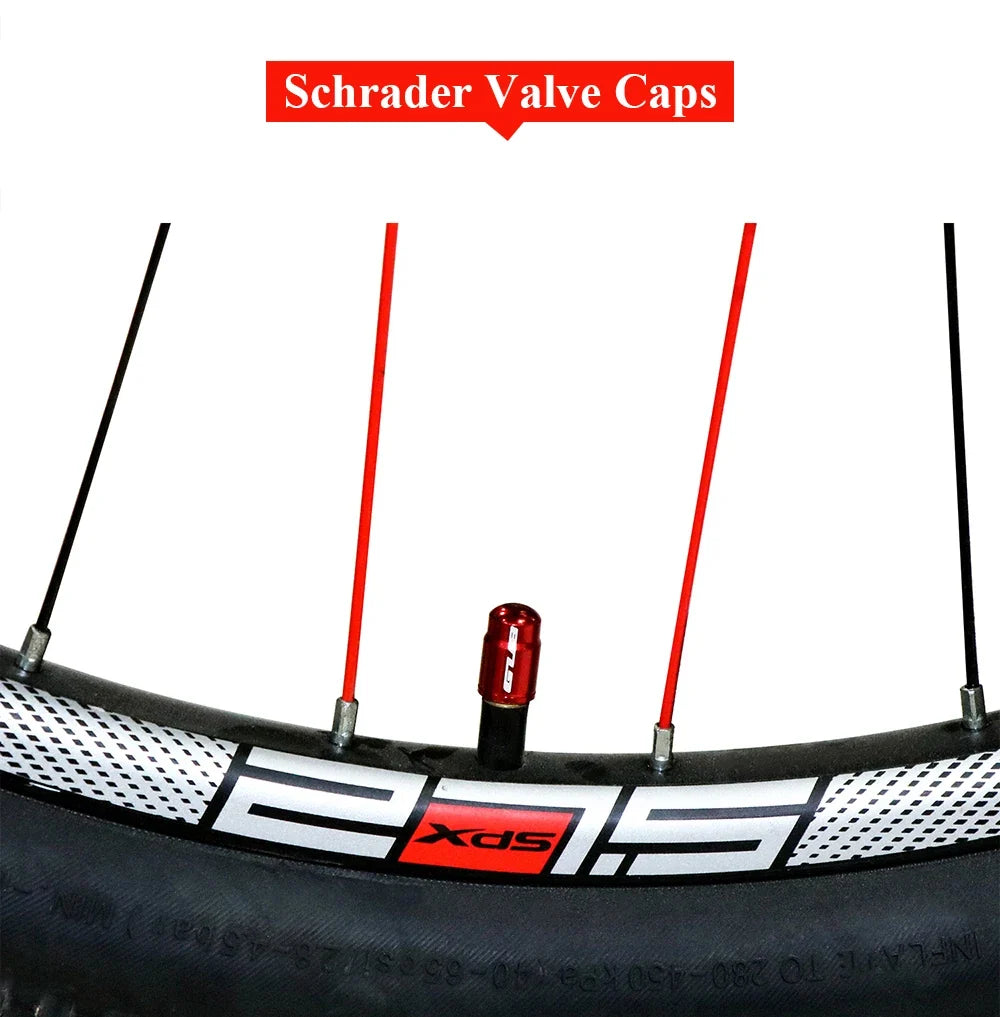 Aluminum Valve Stem Caps (Bike/Motorcycle/Car)