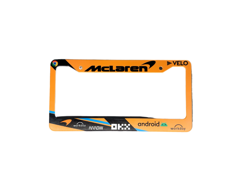 McLaren Formula 1 Team (2025) License Plate Frame