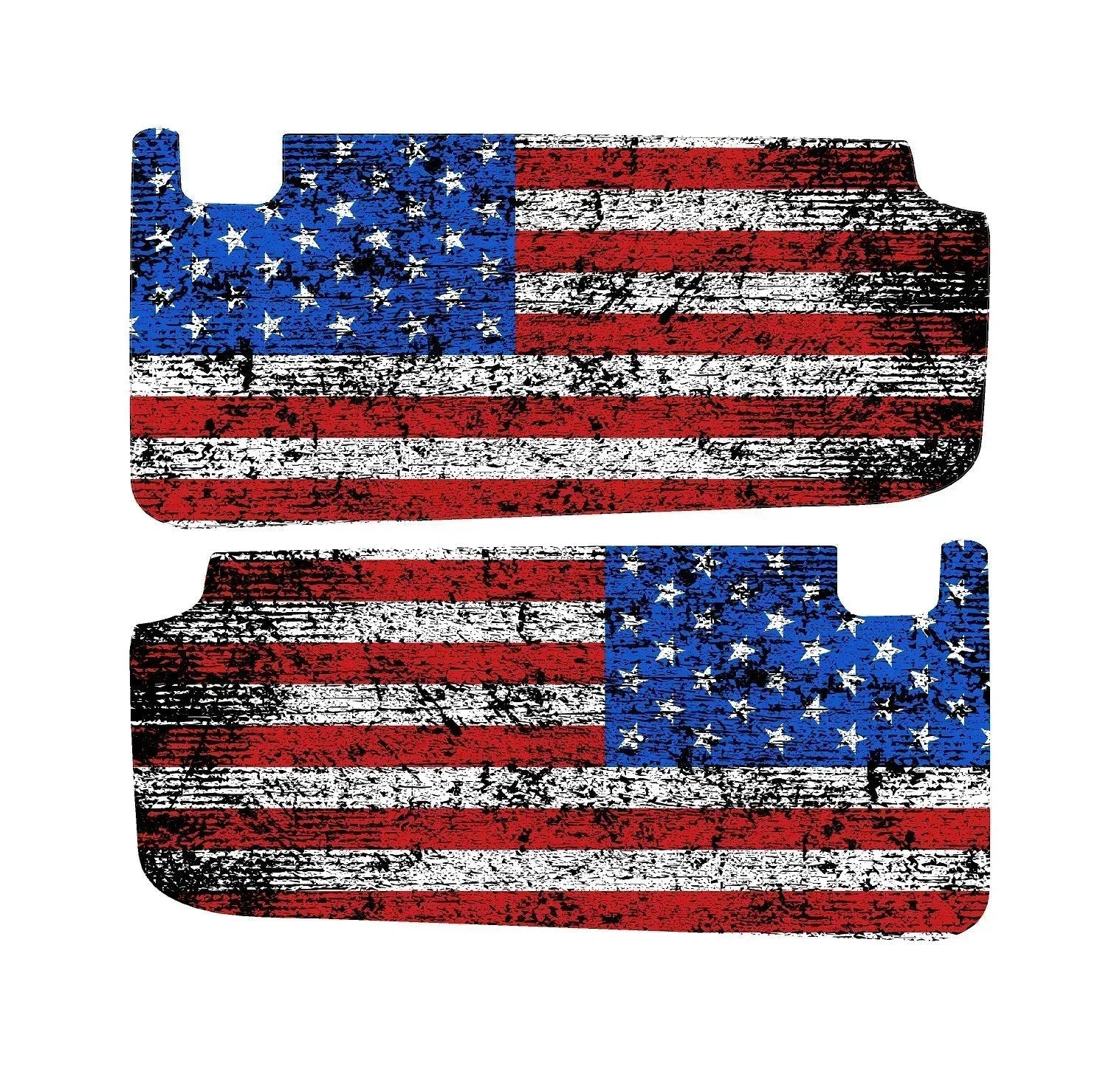 Freedom Series Sun Visor Overlays - 2018+ Wrangler JL / Gladiator JT