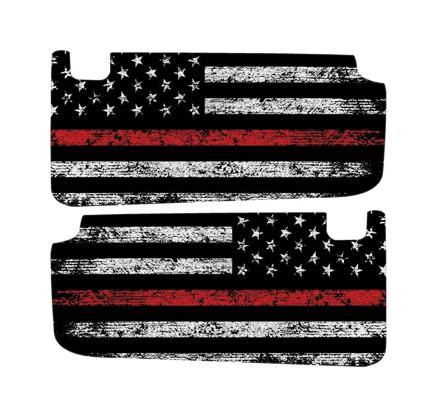 Freedom Series Sun Visor Overlays - 2018+ Wrangler JL / Gladiator JT