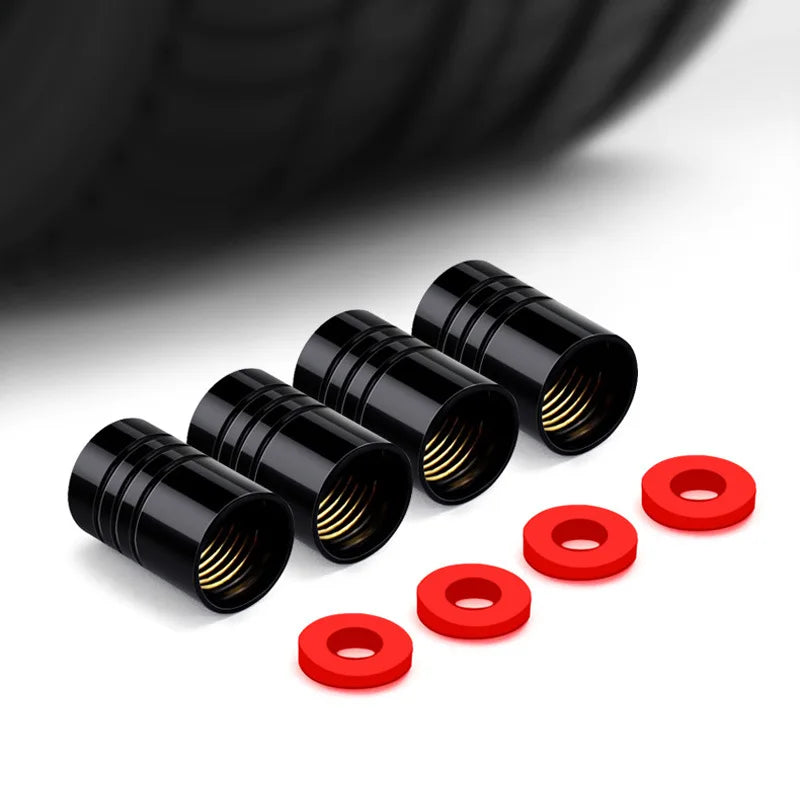 4PCS Aluminium Valve Stem Caps