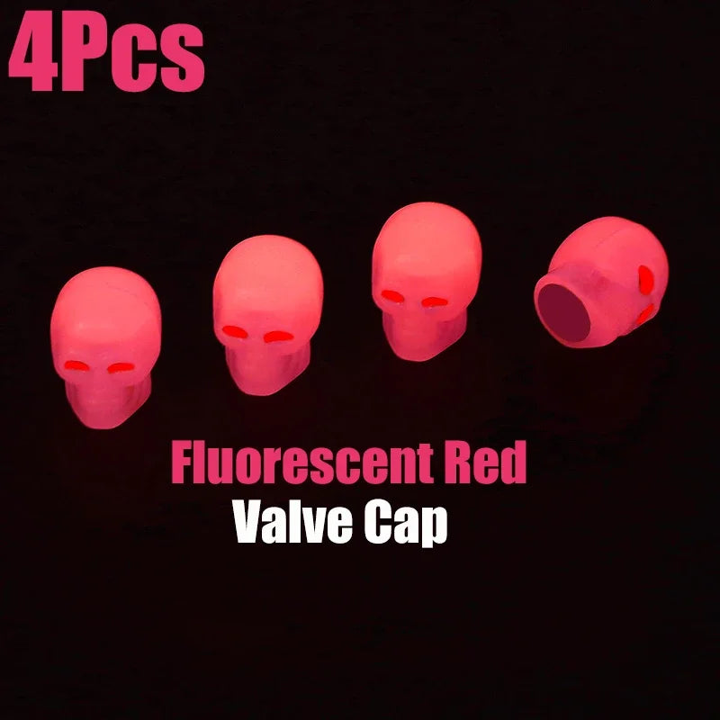 ABS Skull Valve Stem Caps