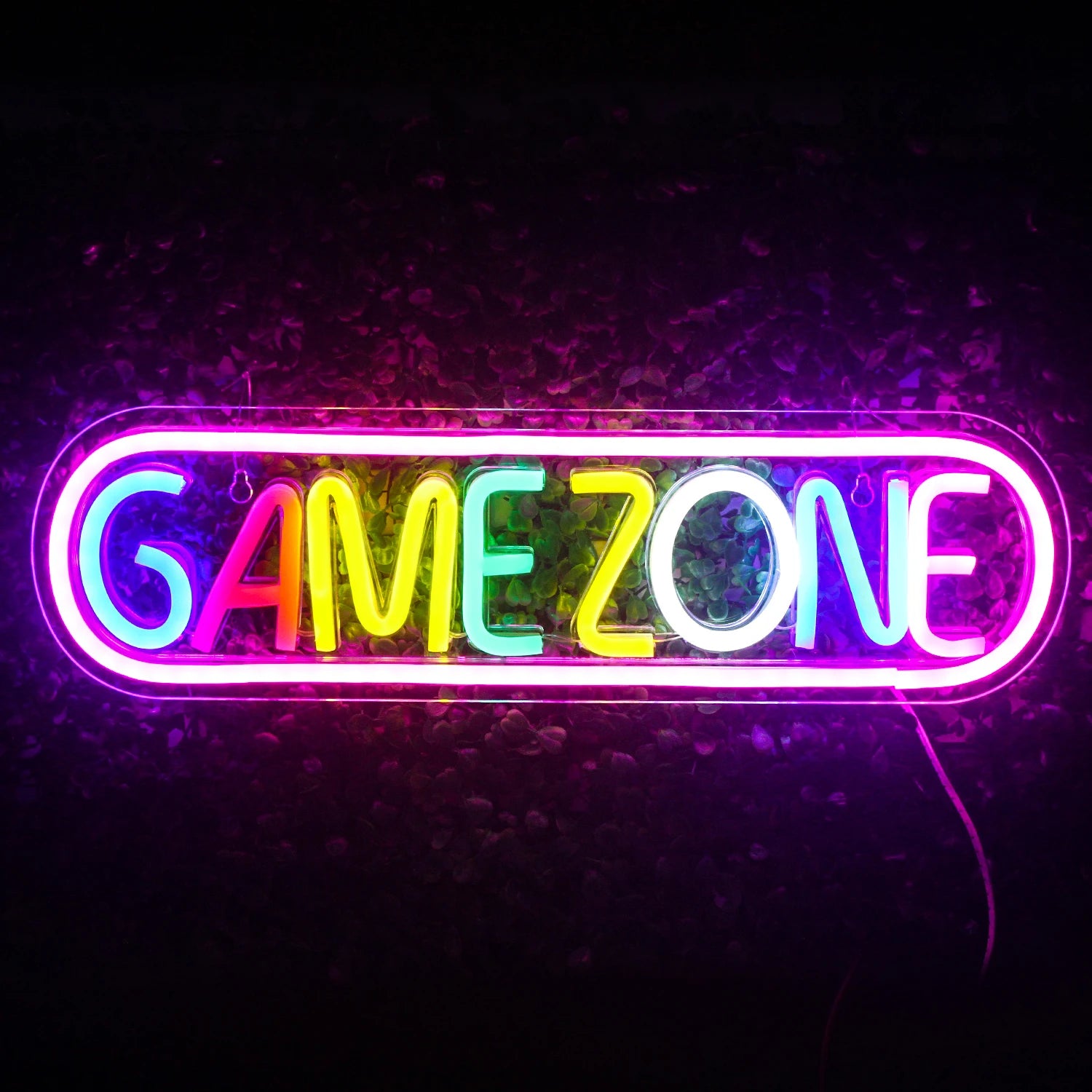 Game LED Neon Lights Sign Colorful Neon for Wall Decor USB Neon Lights Game Zone Party Decor Bedroom Gaming Wall Lightup Signs