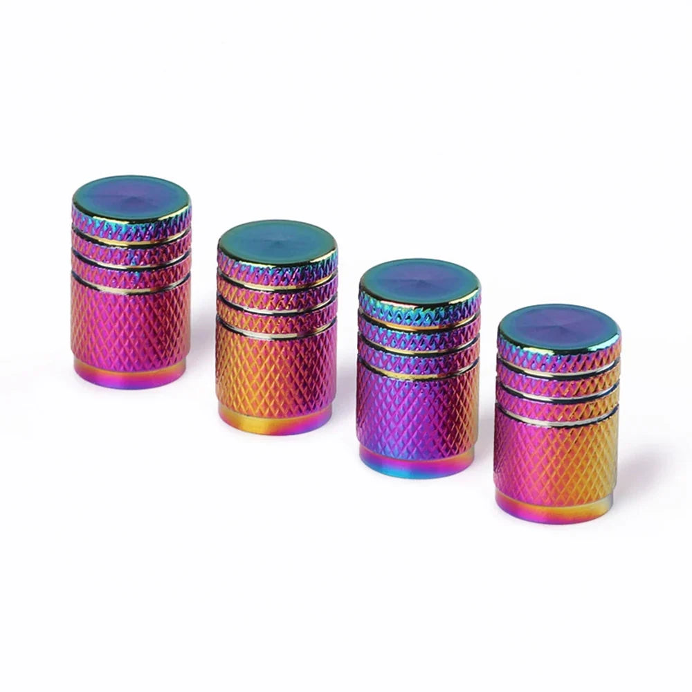 4PCS Colorful Valve Stem Caps