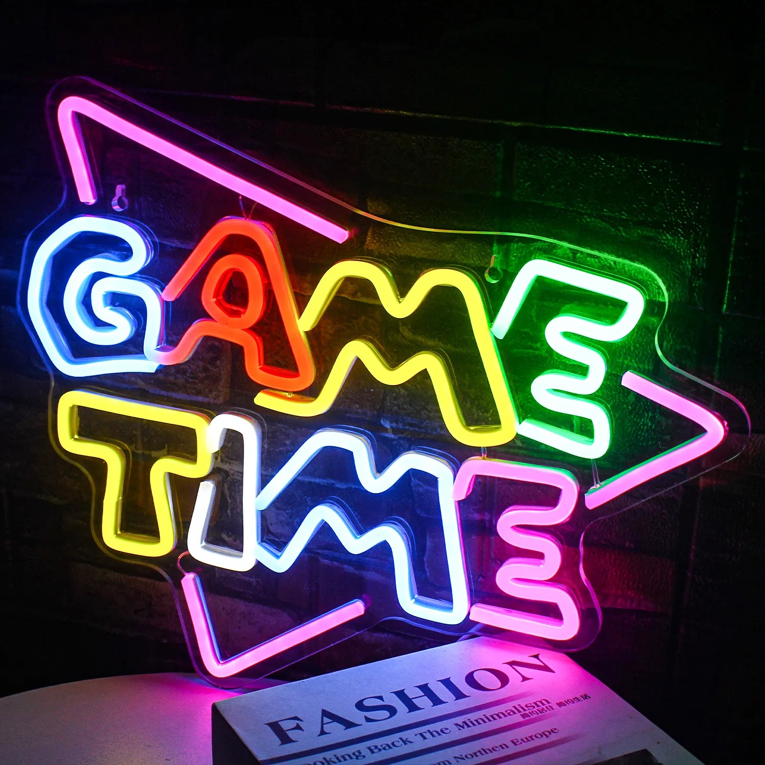 Game LED Neon Lights Sign Colorful Neon for Wall Decor USB Neon Lights Game Zone Party Decor Bedroom Gaming Wall Lightup Signs