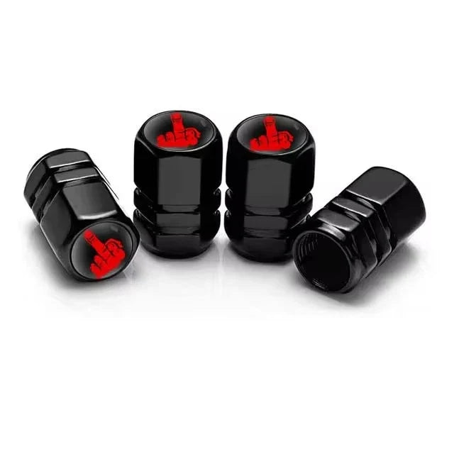4PCS Aluminium Valve Stem Caps