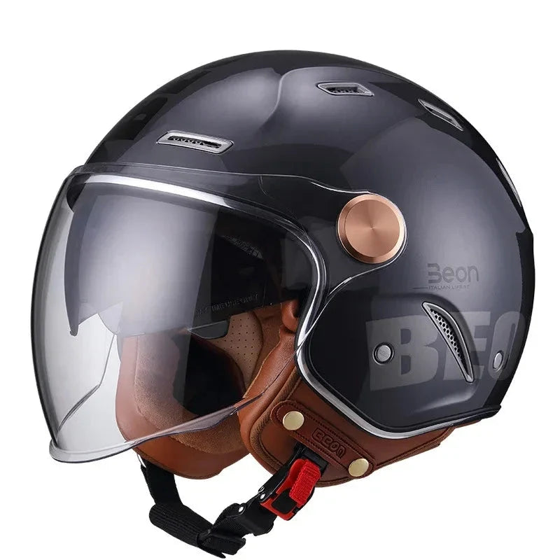 Retro Motorcycle Helmet