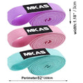 MKAS Long Resistance Loop Band Set Unisex Fitness Yoga Elastic Bands