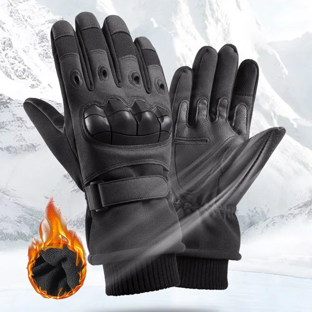 Winter Cold-proof Windproof Military Outdoor Sport Gloves (Black/Green/Brown)