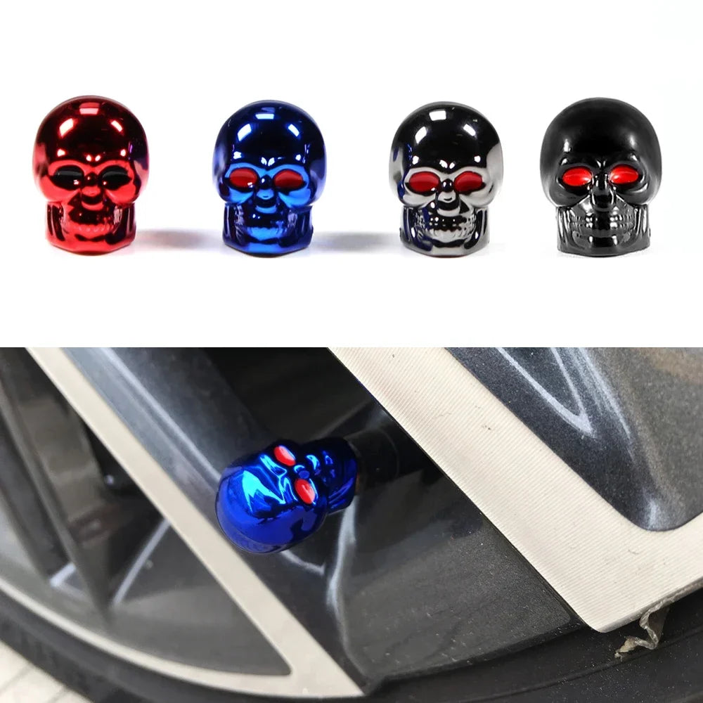 ABS Skull Valve Stem Caps