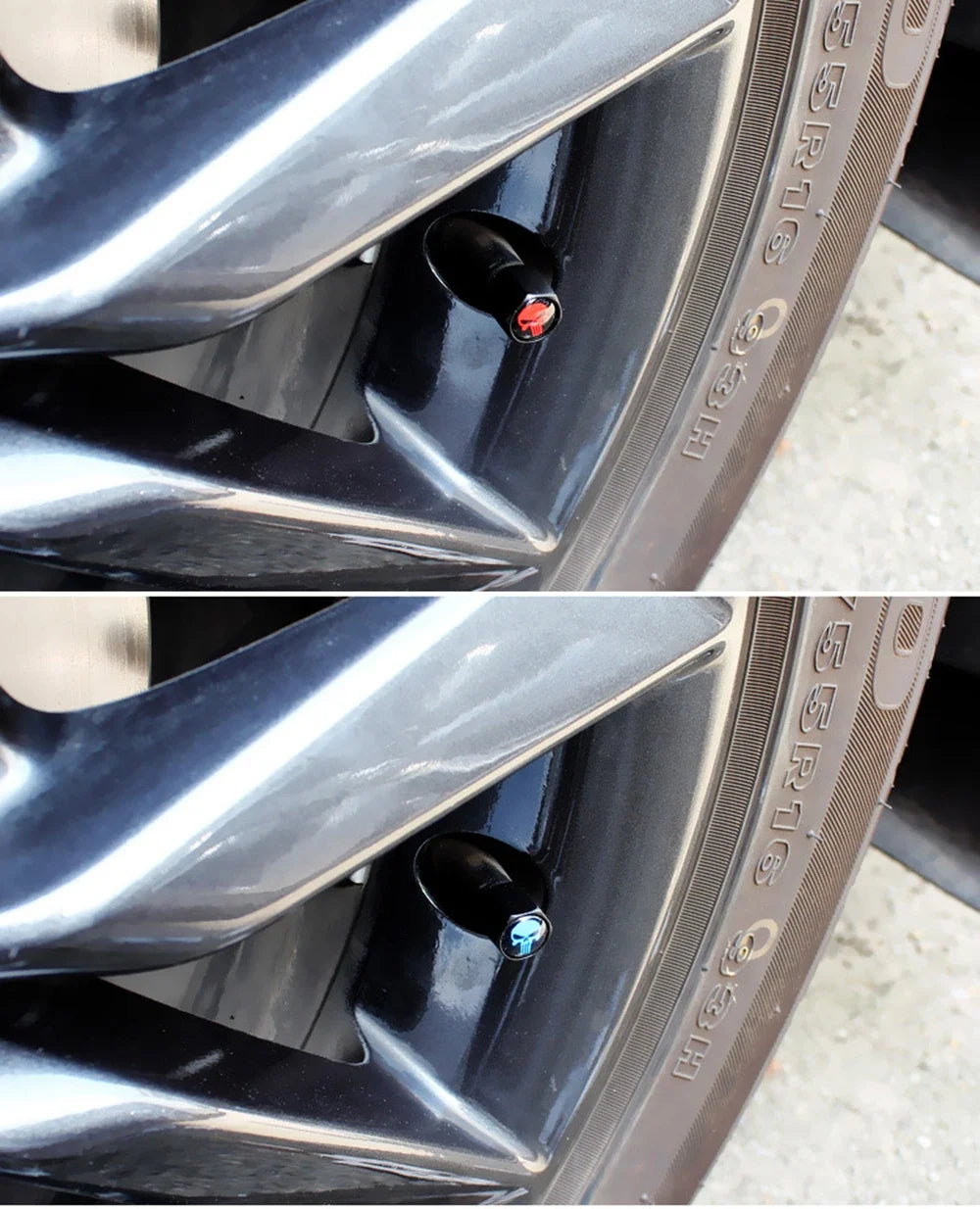Anti-Theft Skull Valve Stem Caps