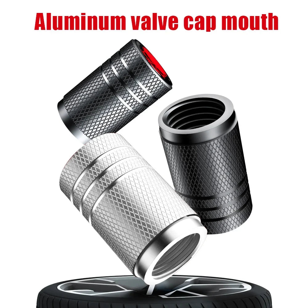 4PCS Skull Valve Stem Caps