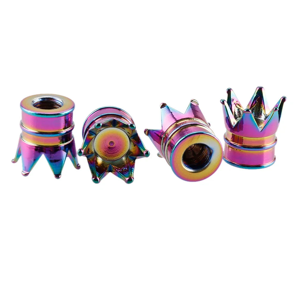 4PCS Colorful Valve Stem Caps