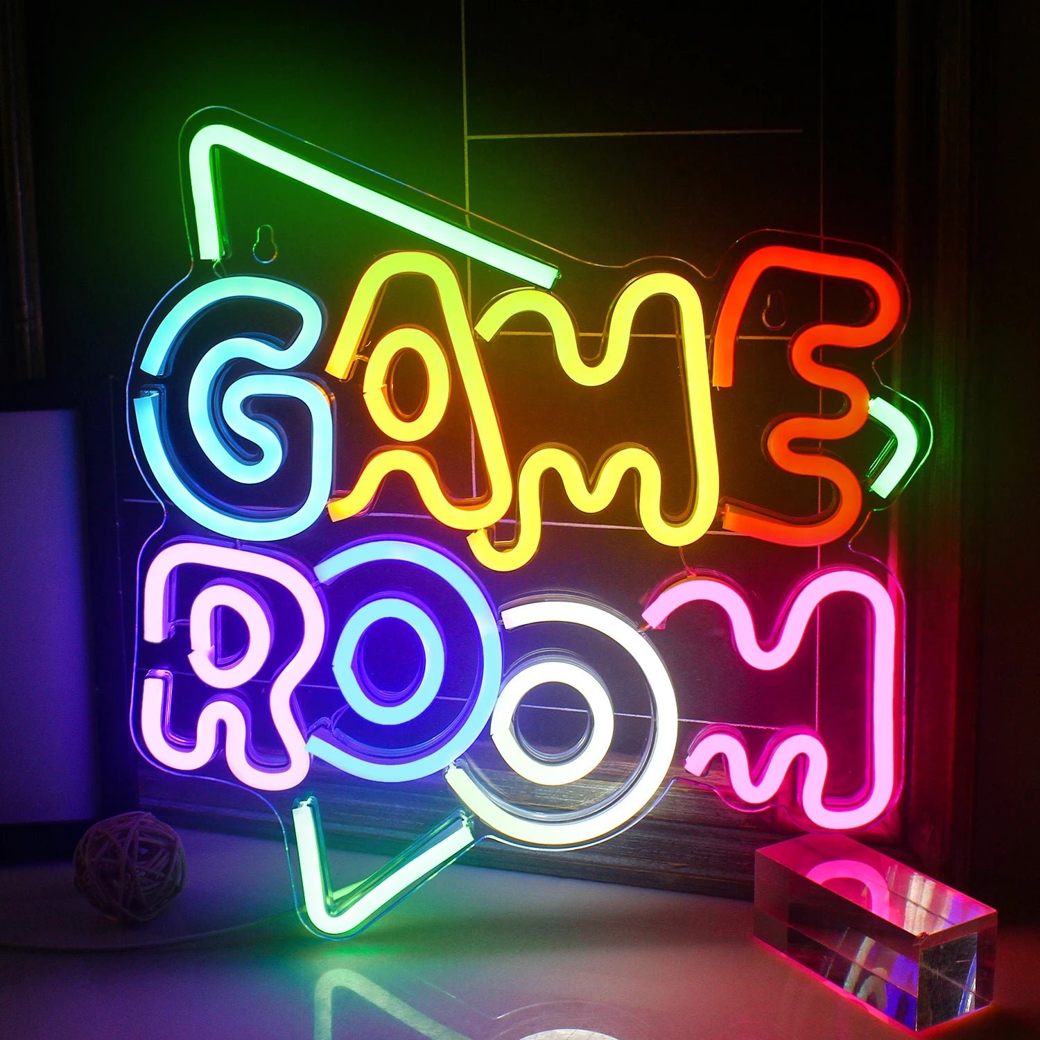Game LED Neon Lights Sign Colorful Neon for Wall Decor USB Neon Lights Game Zone Party Decor Bedroom Gaming Wall Lightup Signs