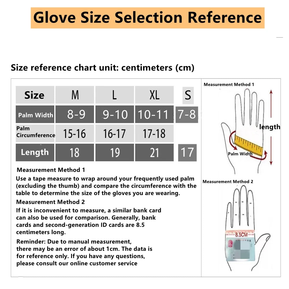 Shockproof & Waterproof & Windproof Leather (Sheep) Gloves