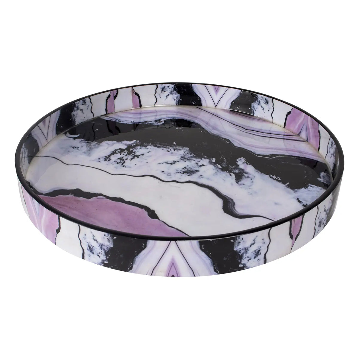 Cosmos Astral Handmade Decorative Tray – 12 × 12 Inches