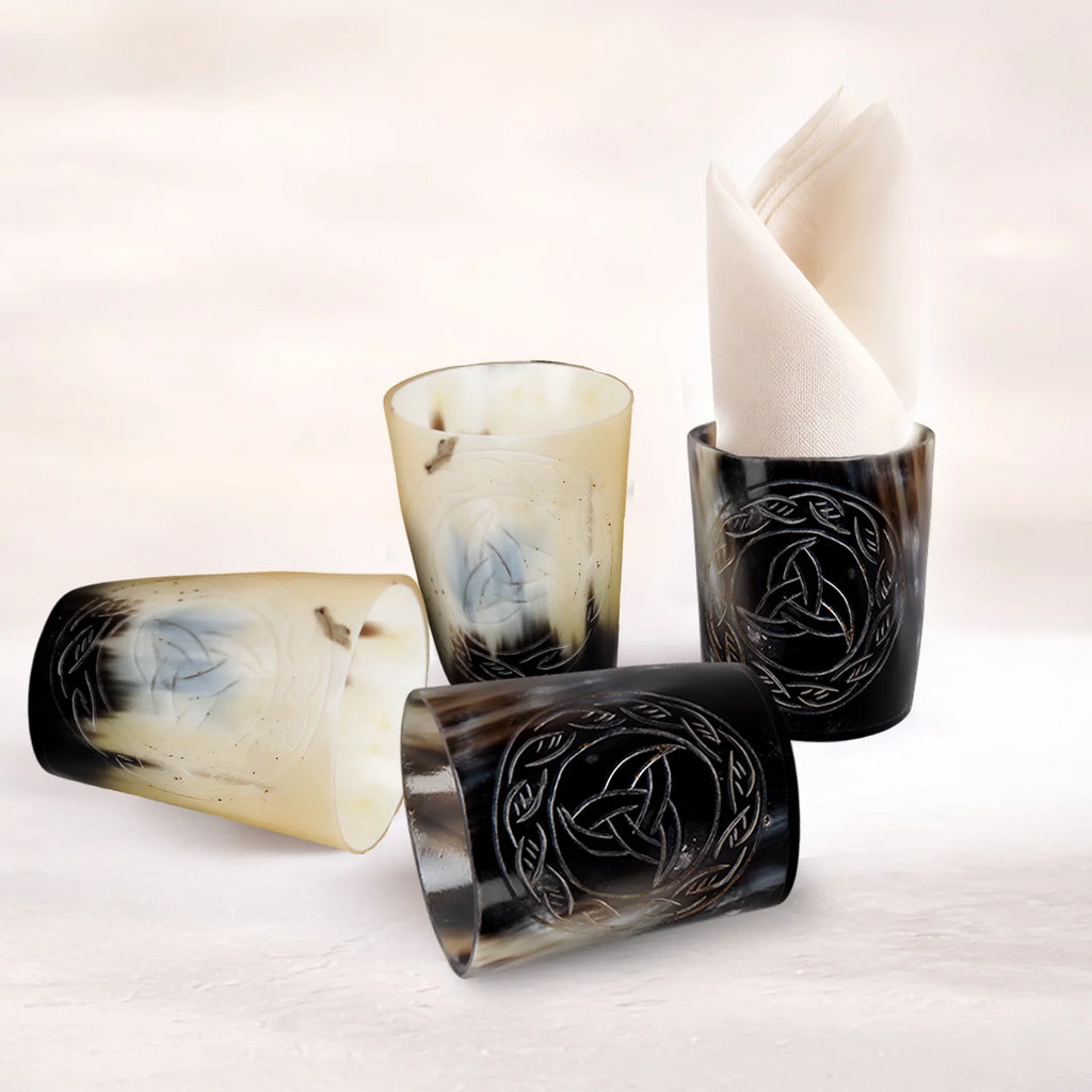 Eternal Buffalo Horn Whiskey Cups – Sets of 4, 8 or 12