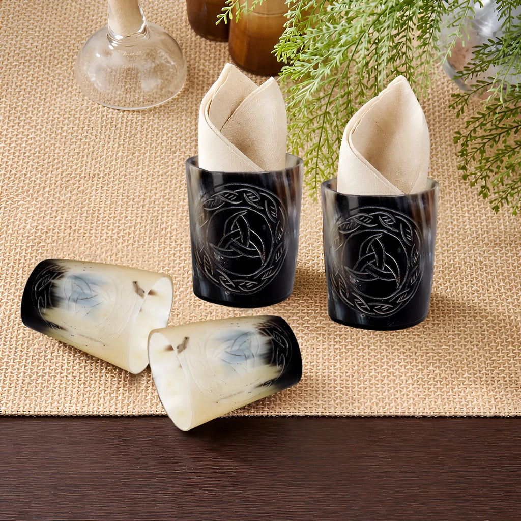 Eternal Buffalo Horn Whiskey Cups – Sets of 4, 8 or 12