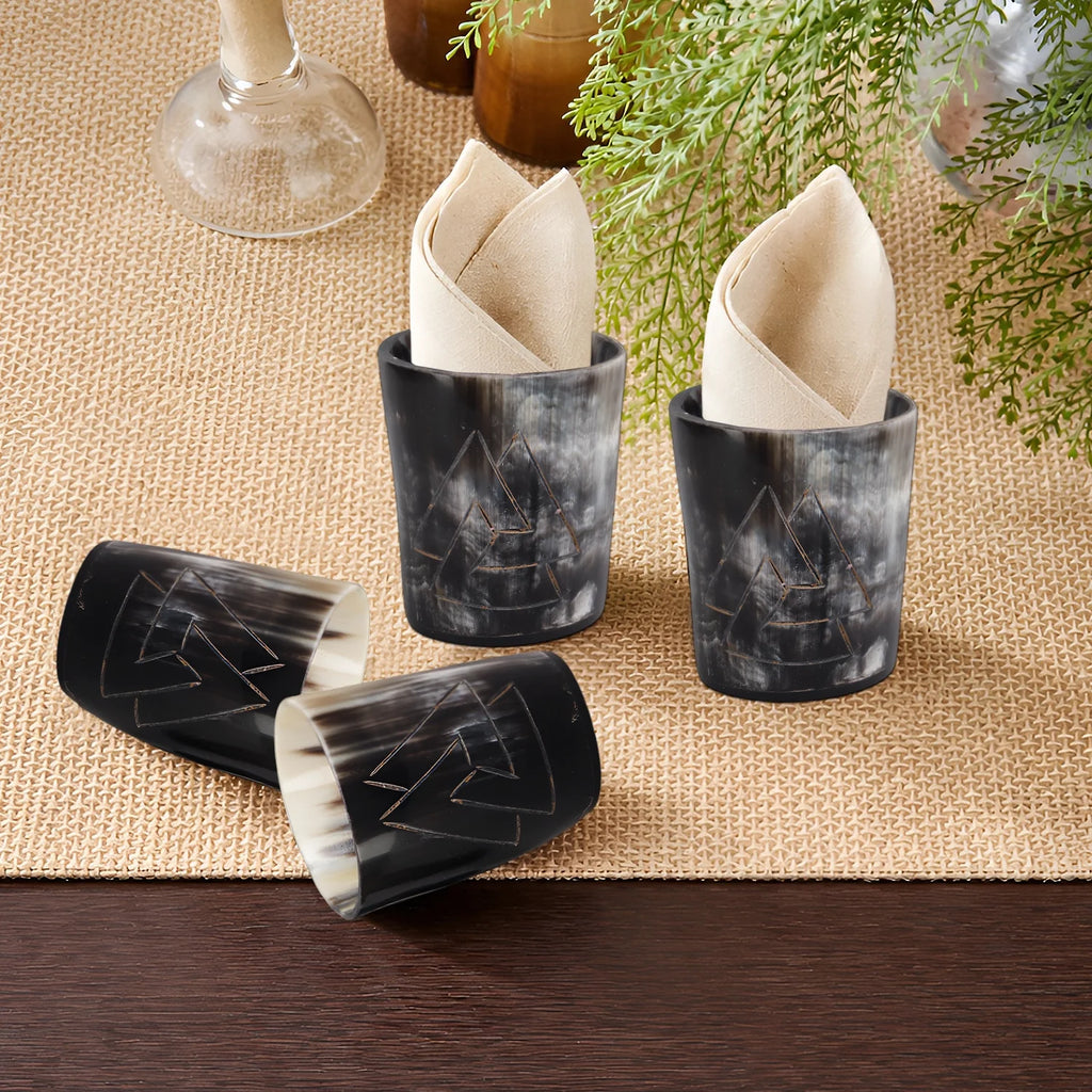 Odin Buffalo Horn Whiskey Cups – Sets of 4, 8 or 12