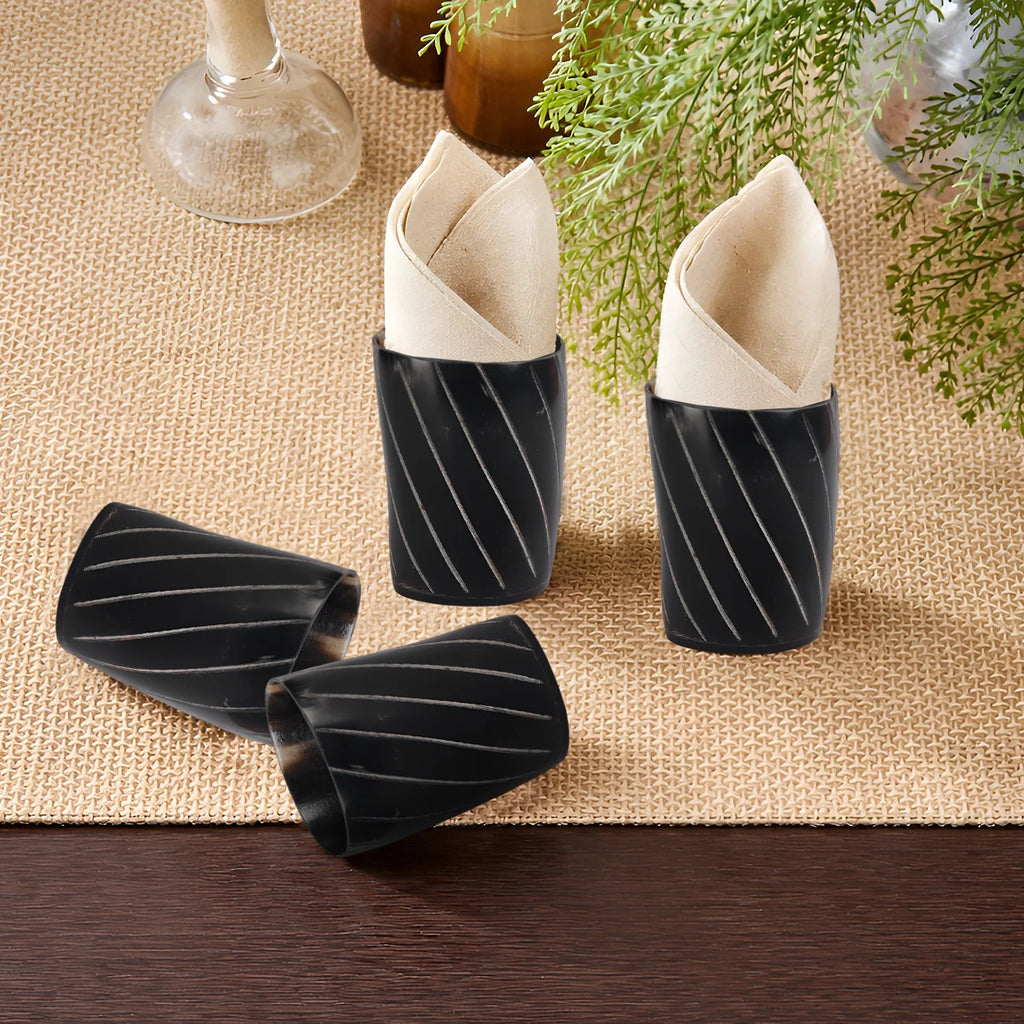 Twist Buffalo Horn Whiskey Cups – Sets of 4, 8 or 12