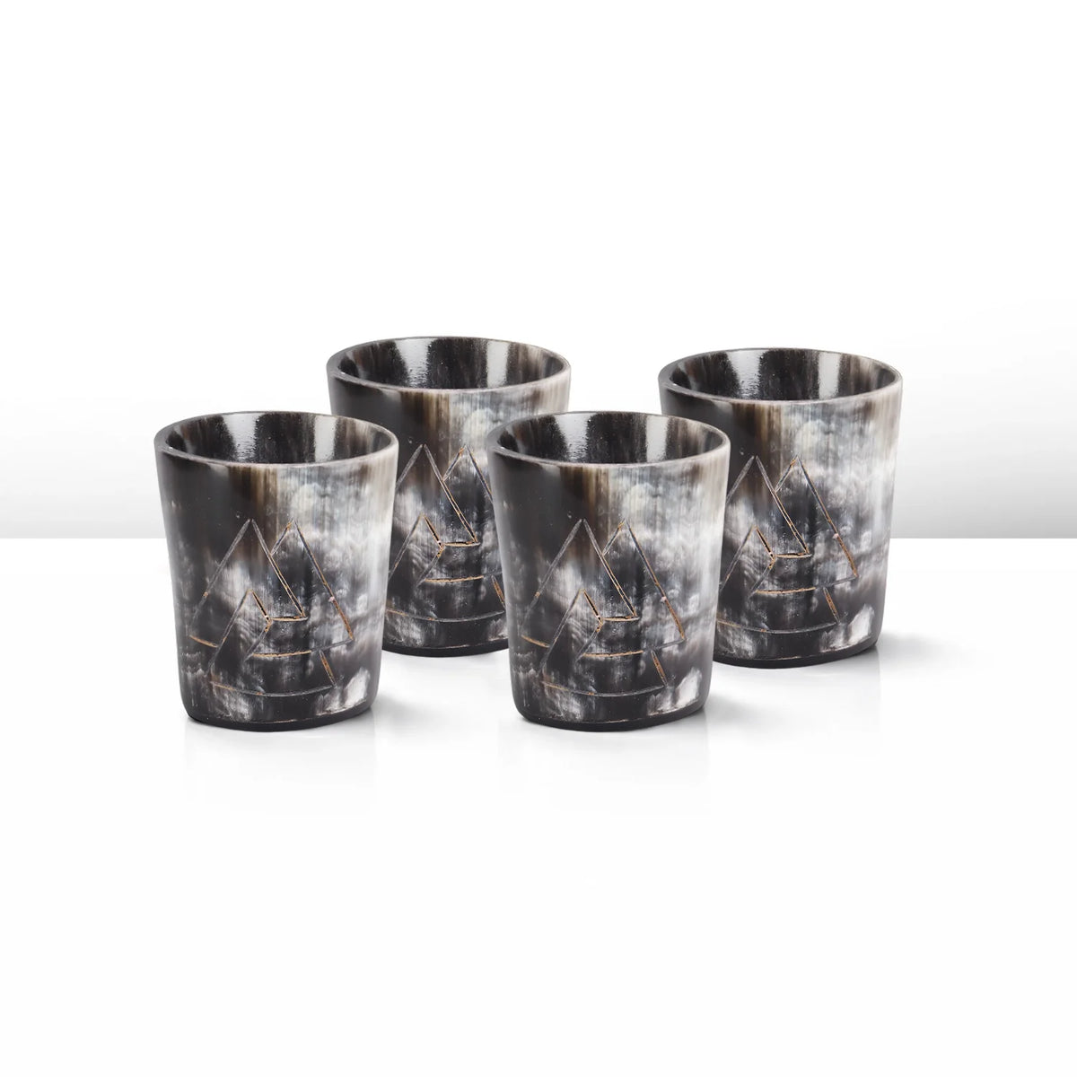 Odin Buffalo Horn Whiskey Cups – Sets of 4, 8 or 12