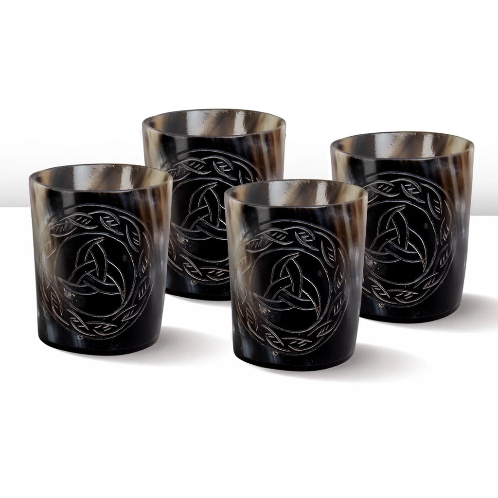 Eternal Buffalo Horn Whiskey Cups – Sets of 4, 8 or 12