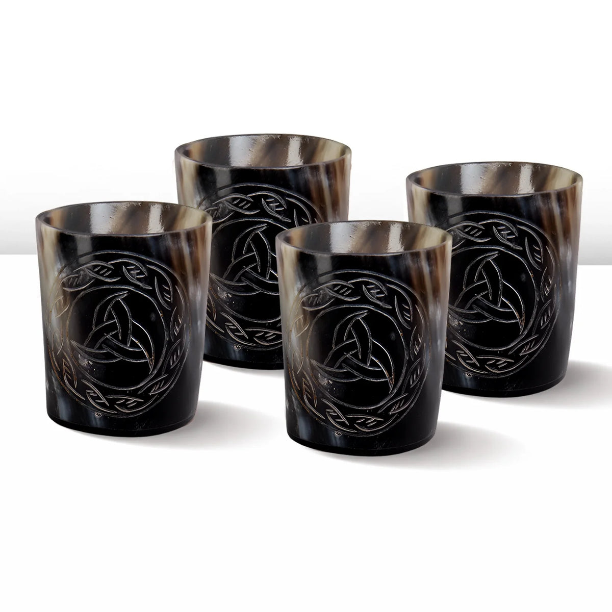 Eternal Buffalo Horn Whiskey Cups – Sets of 4, 8 or 12
