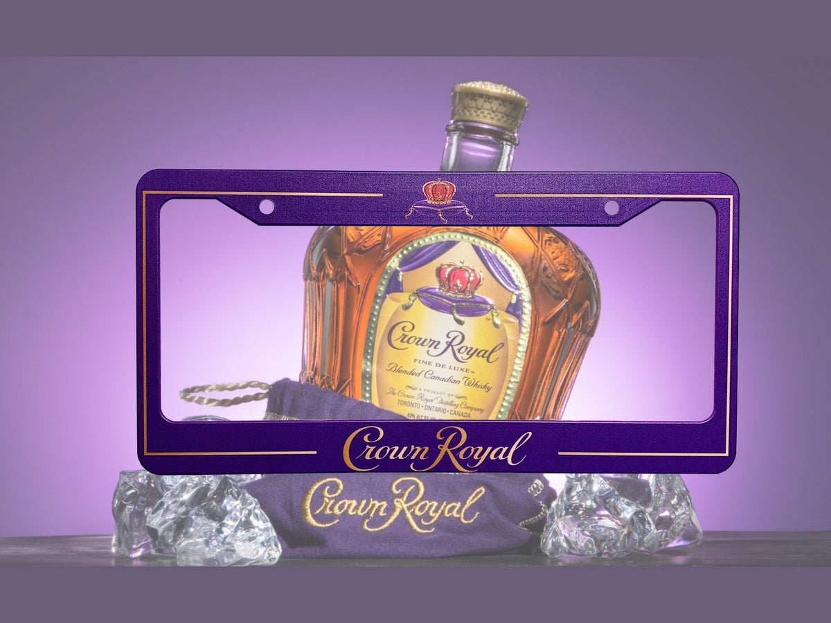 Crown Royal License Plate Frame