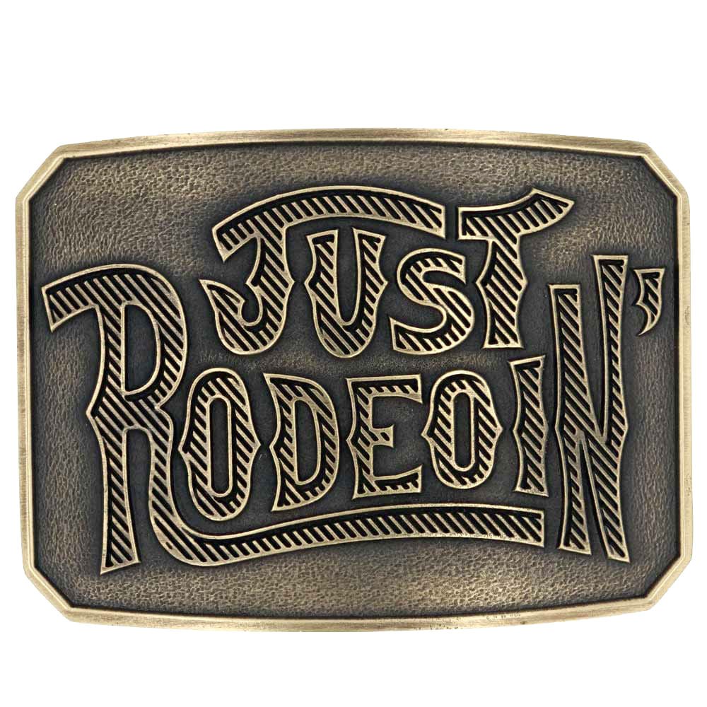 Dale Brisby Just Rodeoin' Attitude Belt Buckle
