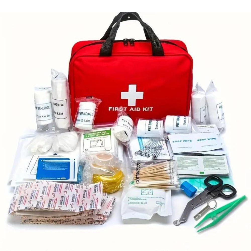 173-Piece Portable First Aid Kit for Hiking & Camping