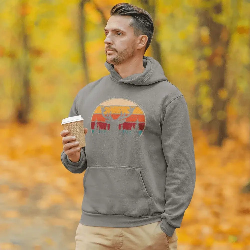 Deer Color Men's Hoodie
