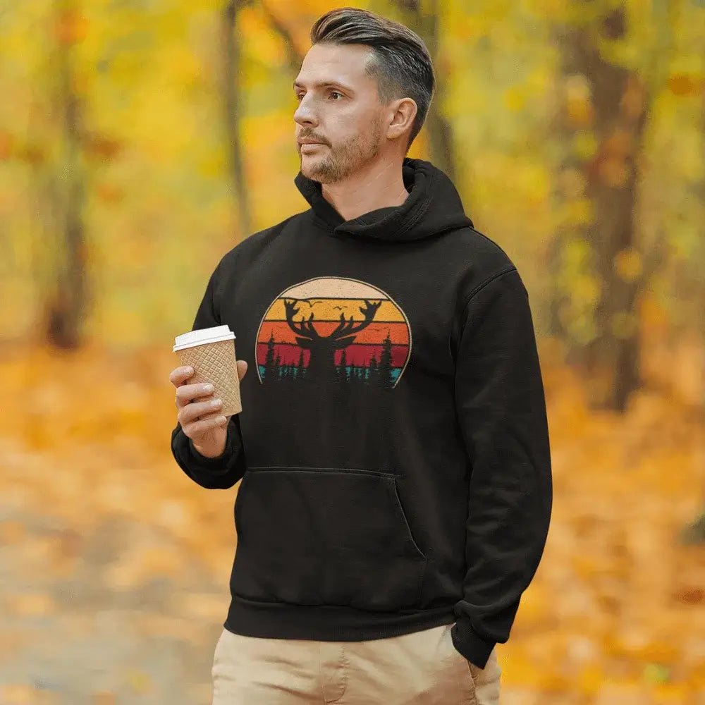 Deer Color Men's Hoodie